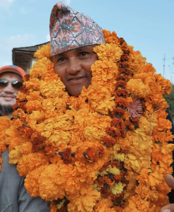 प्युठान–१ मा सूर्य थापाको अग्रता 